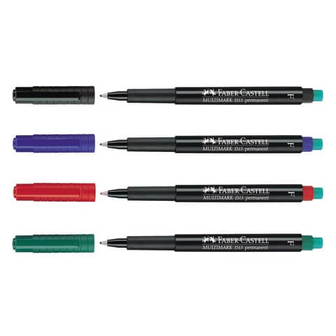 Marcatore cancellabile Faber-Castell Multimark nero SF 0,4 mm 152399
